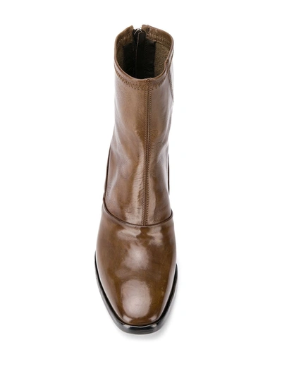 Shop Alberto Fasciani Ursula Ankle Boots In Brown