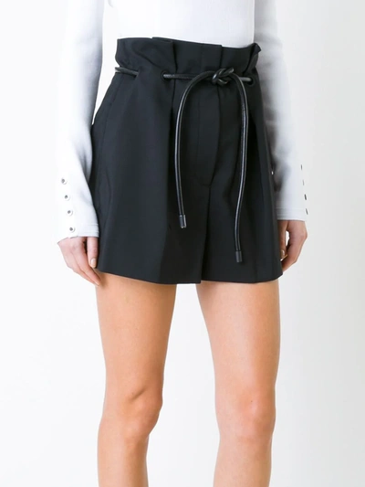 Shop 3.1 Phillip Lim / フィリップ リム Origami Pleated Shorts In Black