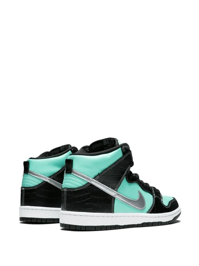 Shop Nike X X Diamond Supply Co. Sb Dunk High Prm"tiffany" Sneakers In Blue