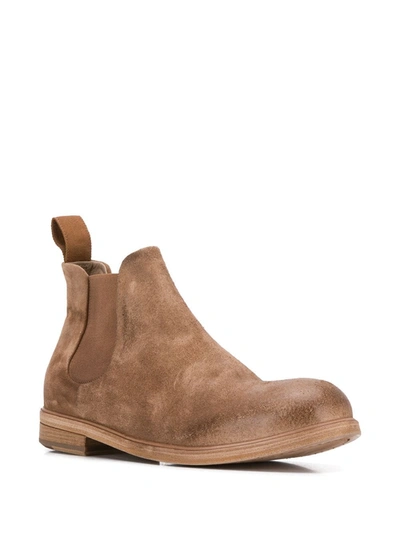 Marsèll Zucca Zeppa Ankle Boots In Brown