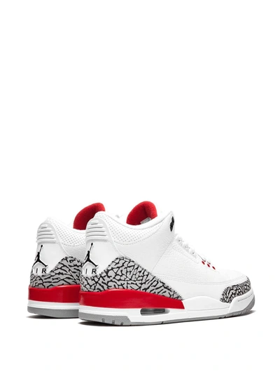 Shop Jordan Air  3 Retro "katrina/hall Of Fame" Sneakers In White