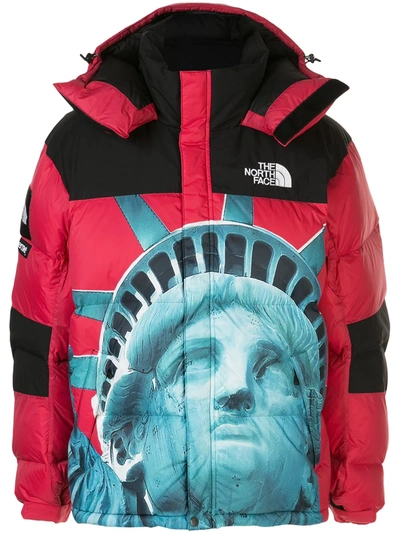 Shop Supreme X The North Face Baltoro Jacket In Red