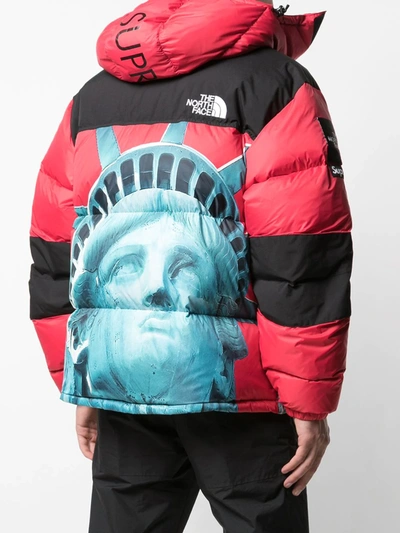 Shop Supreme X The North Face Baltoro Jacket In Red