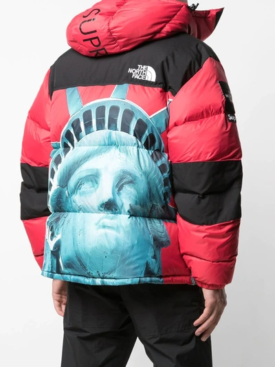 Supreme X The North Face Baltoro Jacket In Red