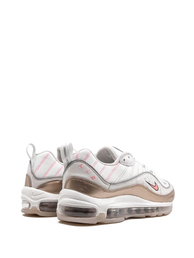Nike Air Max 98 “rose Gold” Sneakers In White | ModeSens