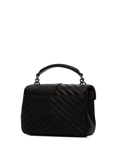 Shop Saint Laurent Medium College Shoulder Bag In Black