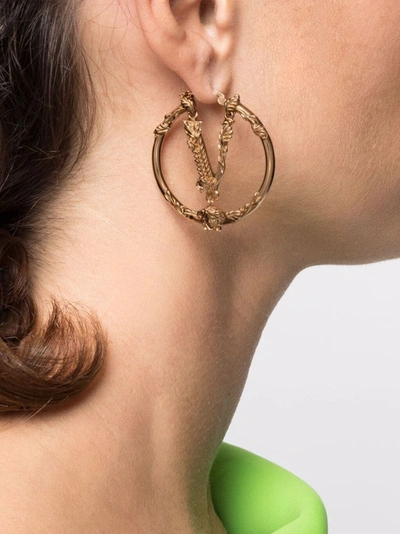 Versace Virtus Earrings (SHF-21902) – LuxeDH