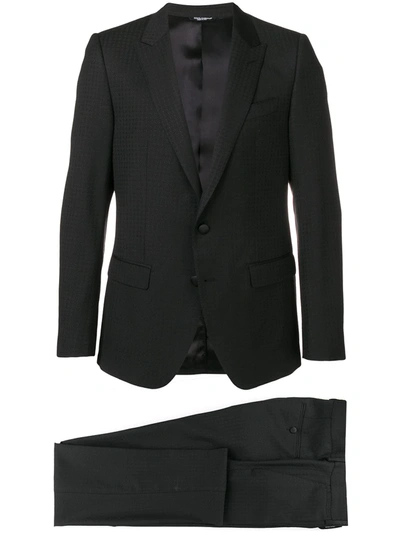 Shop Dolce & Gabbana Two Piece Suit In Black