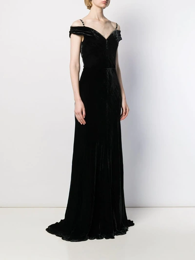 Shop Maria Lucia Hohan Ayla Embellished Maxi Dress In Black