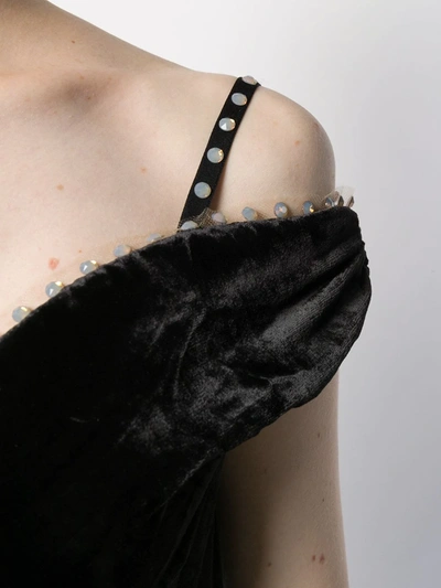 Shop Maria Lucia Hohan Ayla Embellished Maxi Dress In Black