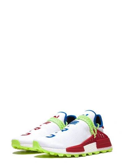 Adidas Originals X Pharrell Williams Nmd Hu Trail Sneakers In White