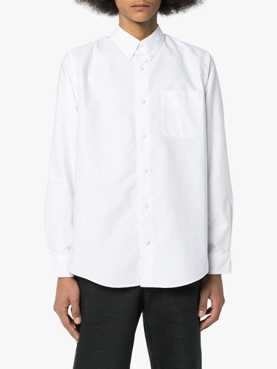 Shop Visvim Albacore Bandana Panel Shirt In White