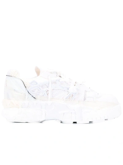 Shop Maison Margiela Fusion Sneakers In White