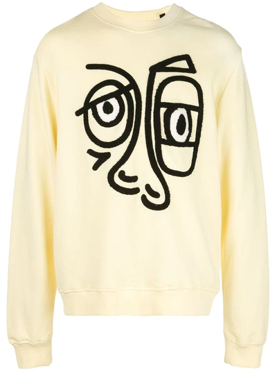 Shop Haculla Felon Sweatshirt In Yellow