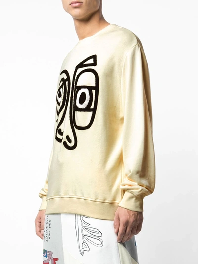 Shop Haculla Felon Sweatshirt In Yellow