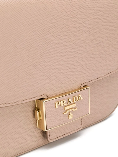 Shop Prada Ensemble Shoulder Bag In Neutrals
