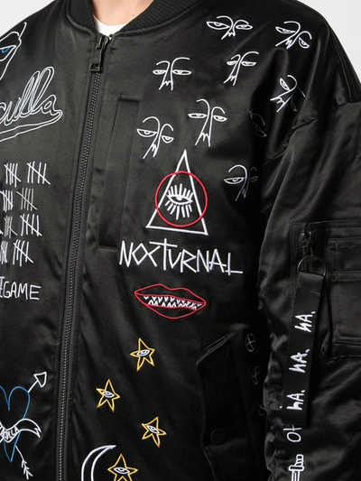 Haculla Nocturnal Bomber Jacket In Black