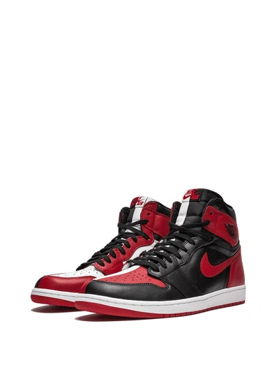 Shop Jordan Air  1 Hi H2h Nrg/chi "homage To Home (numbered)" Sneakers In Black