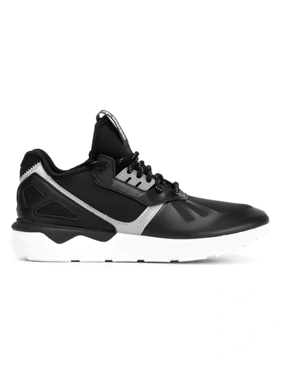 Shop Adidas Originals Tubular Runner Sneakers In Black
