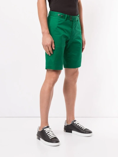 Shop Dolce & Gabbana Classic Chino Shorts In Green