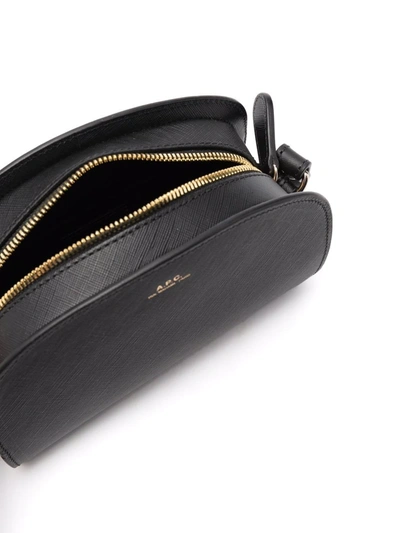 Apc Mini Demi Lune Shoulder Bag In 黑色