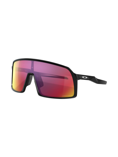 Shop Oakley Sutro Aviator Sunglasses In Black