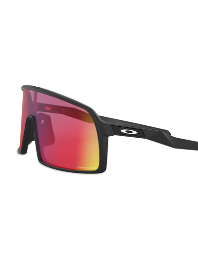 Shop Oakley Sutro Aviator Sunglasses In Black