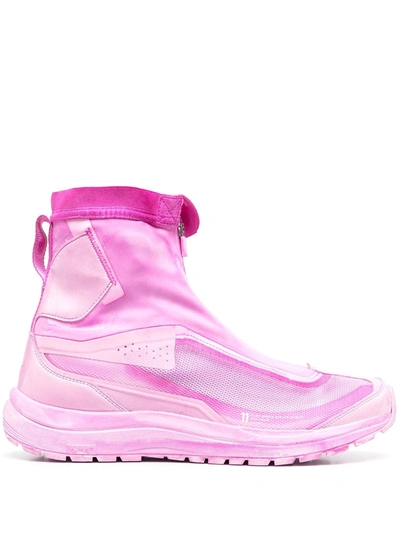 Shop 11 By Boris Bidjan Saberi Salomon Bamba 2 High Gtx Sneakers In Pink