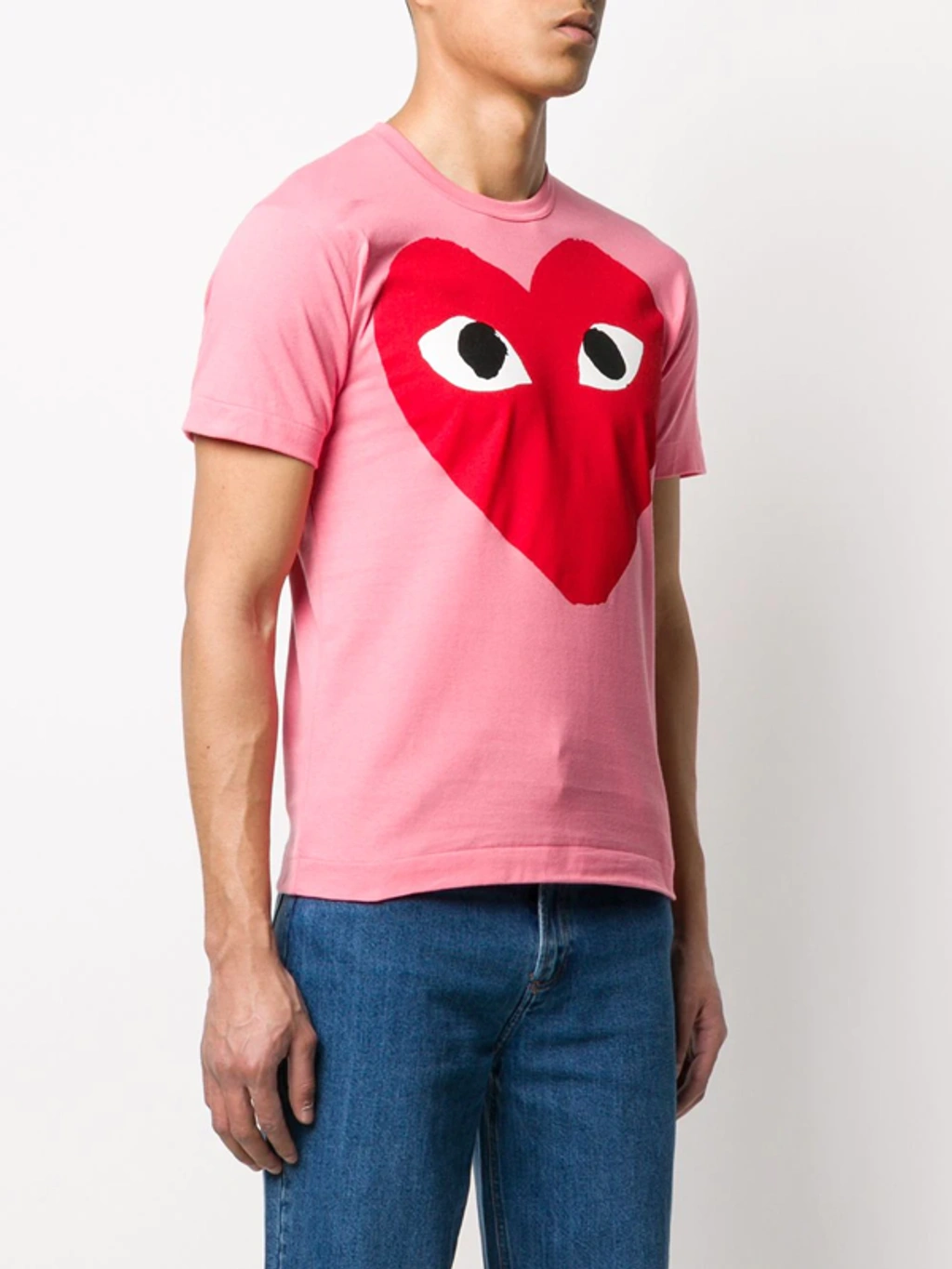 Comme Des Garçons Play Comme Des Garcons Play Logo Print T-shirt