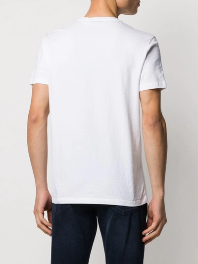 Shop Etro Printed Logo T-shirt In White