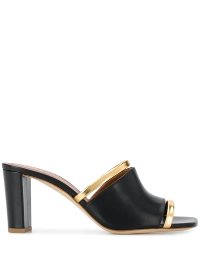 Shop Malone Souliers Cut-out Band Sandals In Black