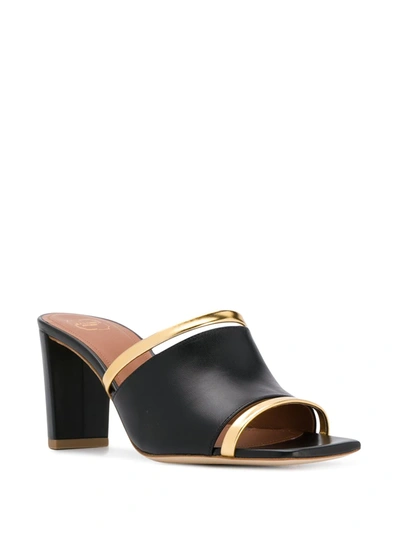 Shop Malone Souliers Cut-out Band Sandals In Black