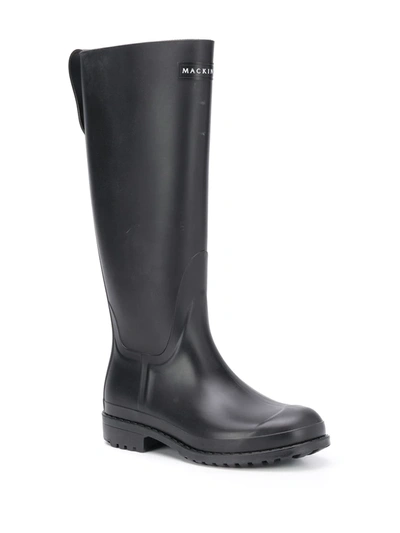 Mackintosh Abington Short Wellington Boots In Black