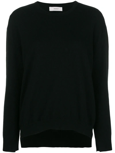 Shop Pringle Of Scotland Long-sleeve Fitted Sweater In Black