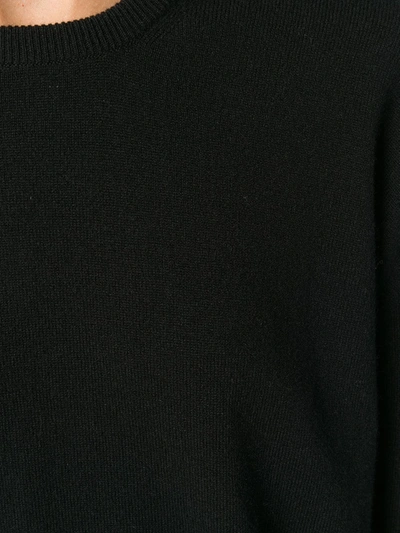 Shop Pringle Of Scotland Long-sleeve Fitted Sweater In Black