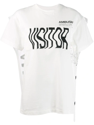 Shop Ambush Cape T-shirt In White