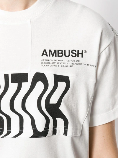 Shop Ambush Cape T-shirt In White