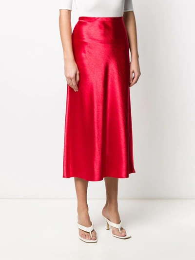 Shop Sies Marjan Midi A-line Skirt In Red