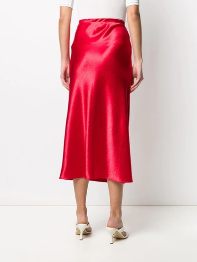 Shop Sies Marjan Midi A-line Skirt In Red