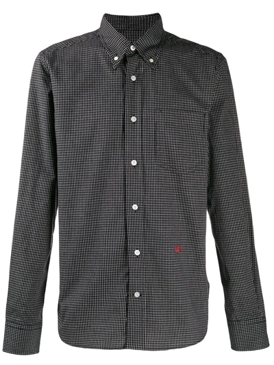 Shop Ami Alexandre Mattiussi Button-down Boy Fit Shirt In Black