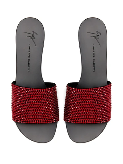 Shop Giuseppe Zanotti Adelia Sandals In Red