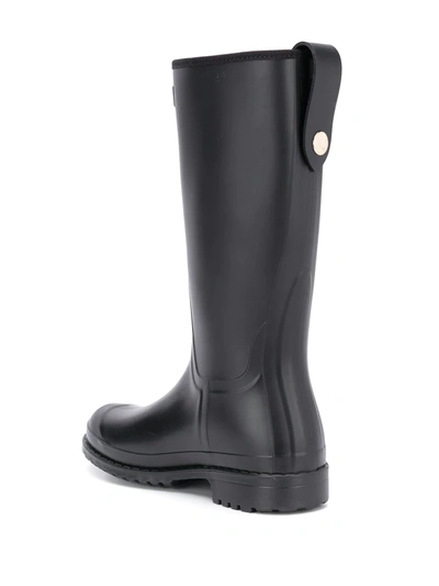 Shop Mackintosh Abington Short Wellington Boots In Black