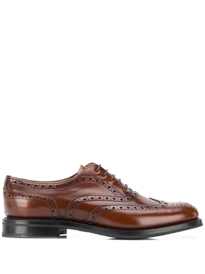 Shop Church's Burwood Oxford Brogues In Brown