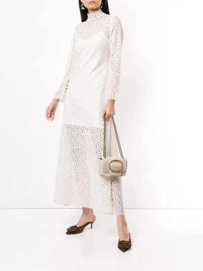 Shop Macgraw Embroidered New Lyrical Dress In White
