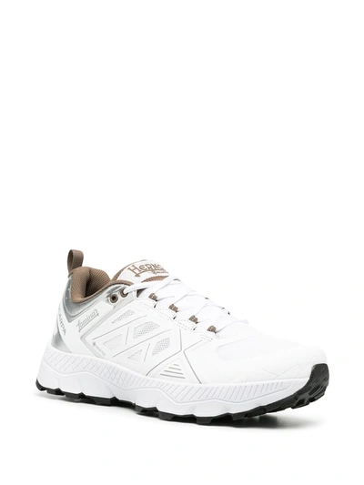 Shop Herno X Scarpa Laminar Gore-tex Vibram Sneakers In White