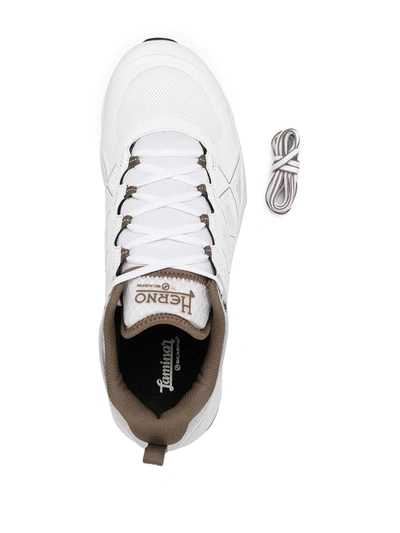 Shop Herno X Scarpa Laminar Gore-tex Vibram Sneakers In White