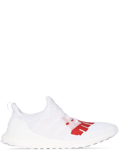 Shop Adidas Originals X Undefeated Ultraboost Sneakers In White