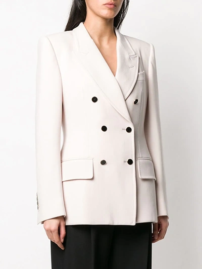 Shop Tom Ford Tailored Double-breasted Blazer In White