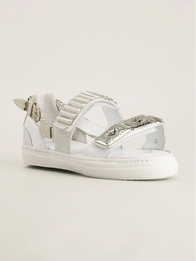 Shop Toga Chunky Sandals In White