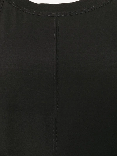 Shop Rick Owens Sleeveless Long-length Tank Top In Black